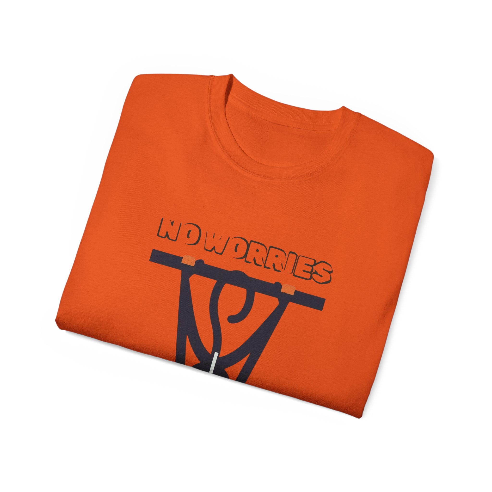 No Worries Sloth T‑Shirt — Cute Hanging Sloth Graphic Tee