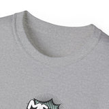 Cute Cat & Mouse Graphic Tee – 'Meow' Cartoon Pet Shirt