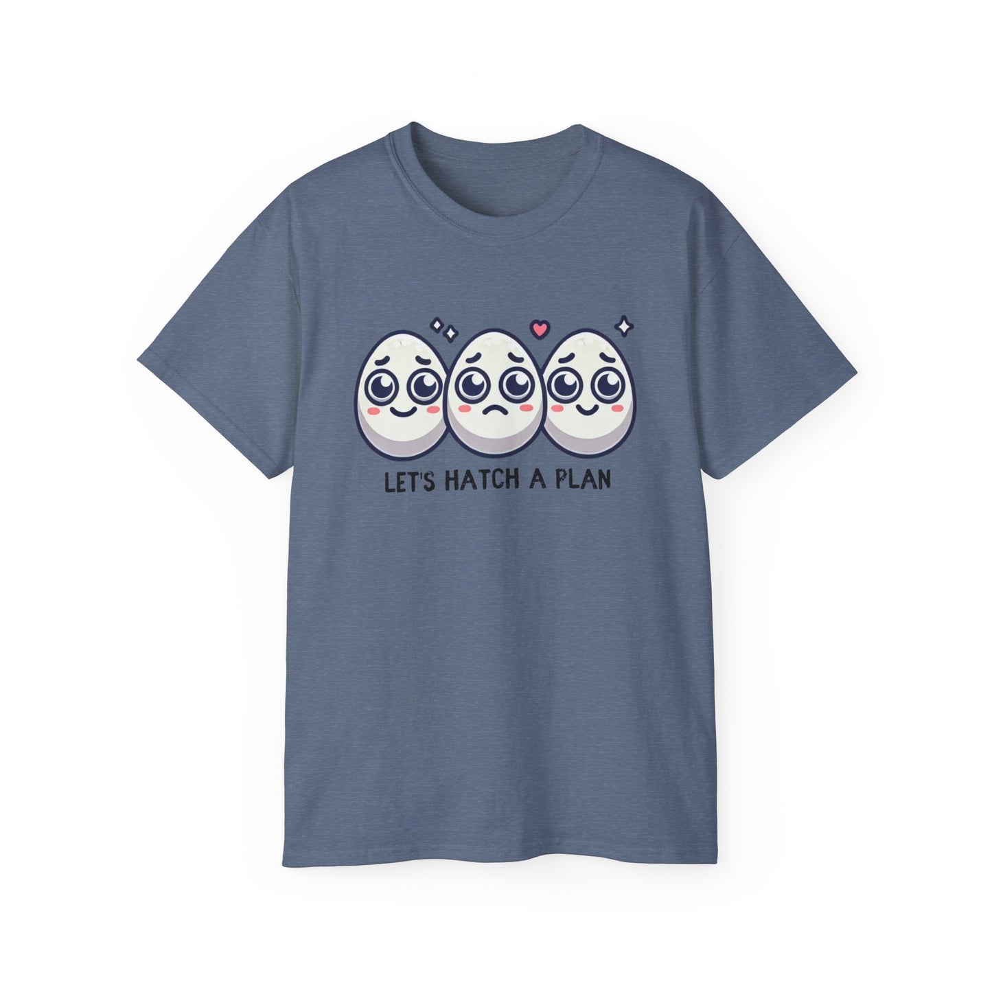 Let's Hatch a Plan Tee — Cute Egg Trio Graphic T-Shirt