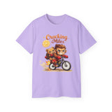 Cracking Miles Monkey Bike Tee — Cute Bear Rider Graphic T-Shirt