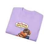 T-Shirt — 'Am I the Cutest Monkey Around?' Cute Monkey & Teddy Graphic Tee