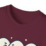 Cute Egg Friends T‑Shirt — "Good Vibes Only" Kawaii Tee