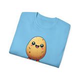 Potato Character T‑Shirt — Cute Kawaii 'Hello!' Tee