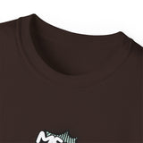 Cute Cat & Mouse Graphic Tee – 'Meow' Cartoon Pet Shirt
