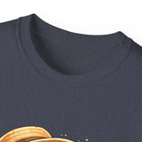 Cute Sloth Summer Tee — Sloth with Bubble Tea & Citrus Illustration Shirt
