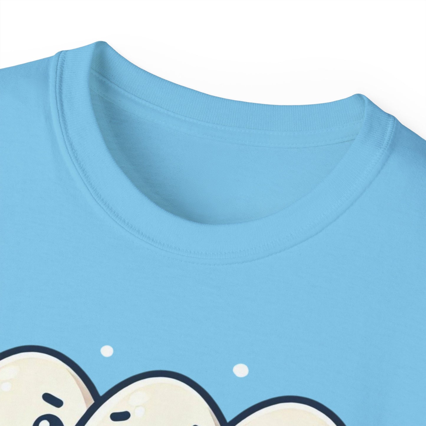 Cute Egg Friends T‑Shirt — "Good Vibes Only" Kawaii Tee