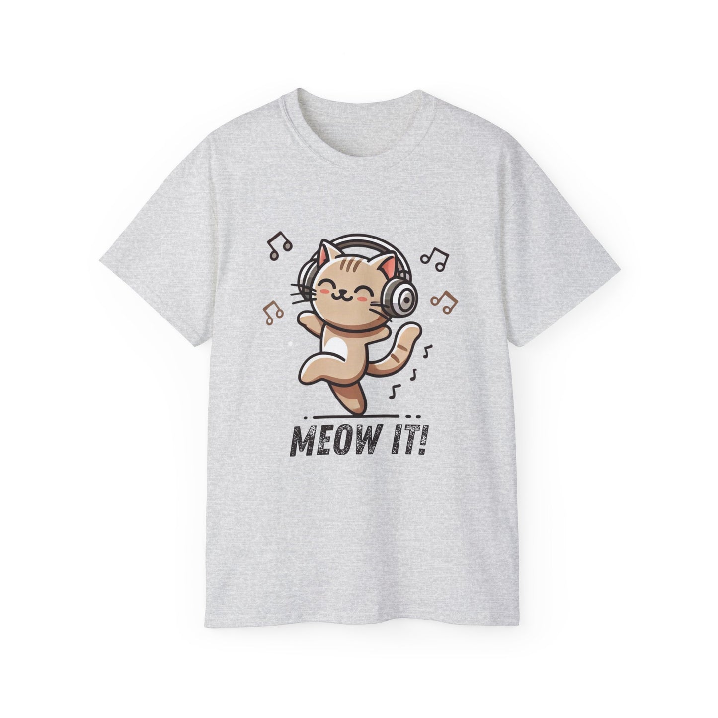 Meow It! Dancing Cat Headphones T-Shirt