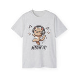 Meow It! Dancing Cat Headphones T-Shirt