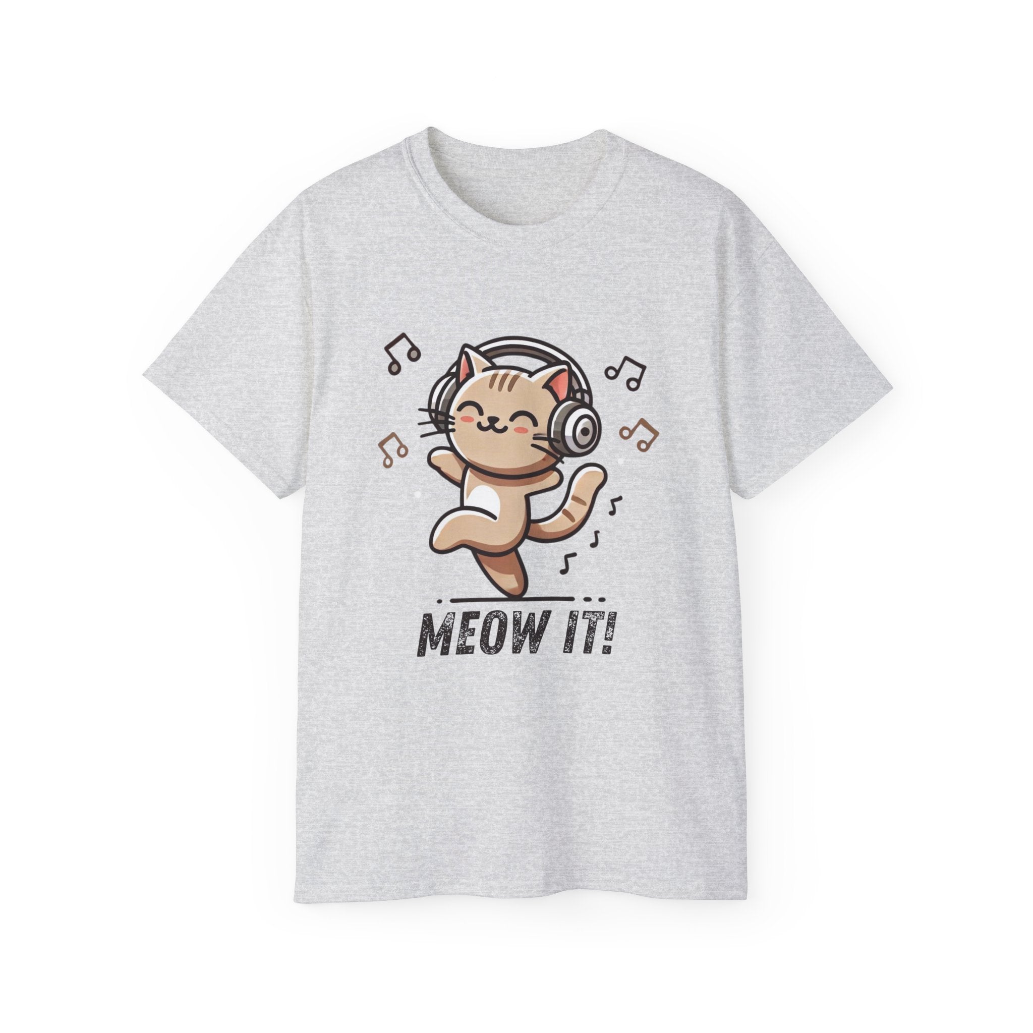Meow It! Dancing Cat Headphones T-Shirt
