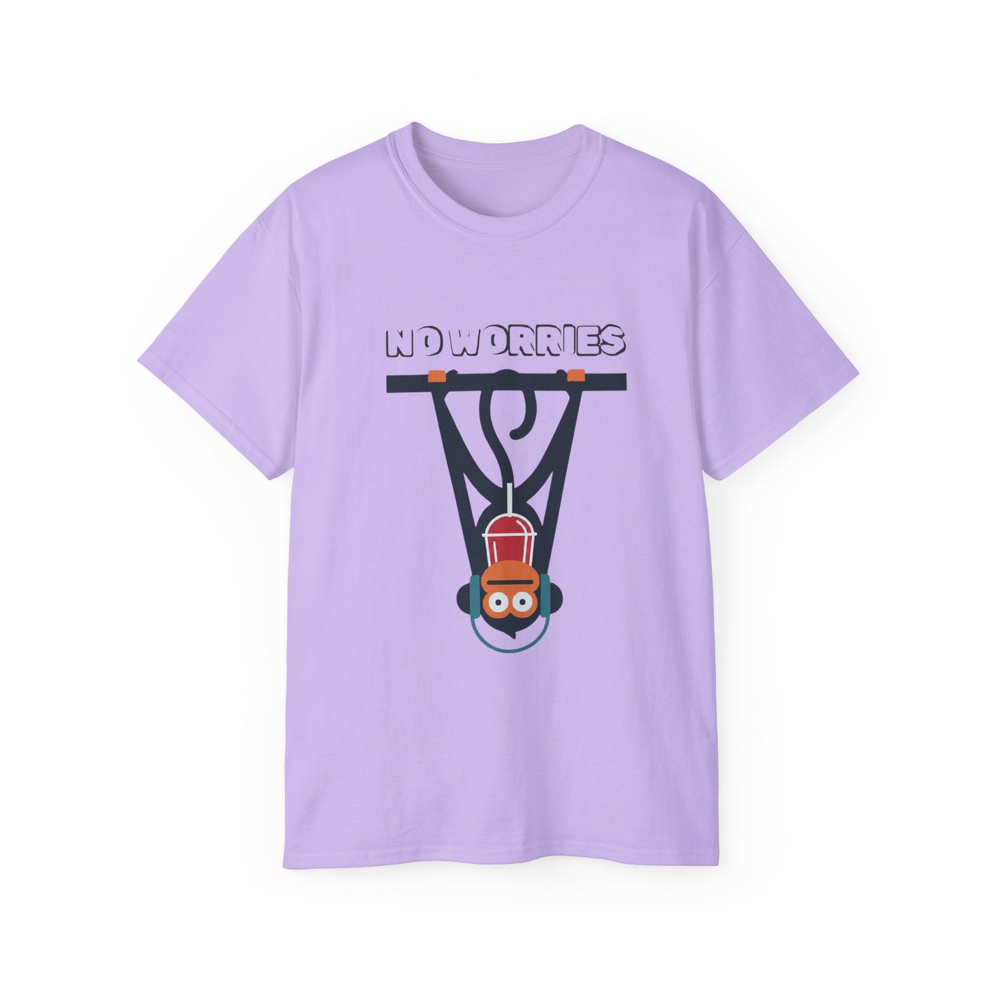 No Worries Sloth T‑Shirt — Cute Hanging Sloth Graphic Tee