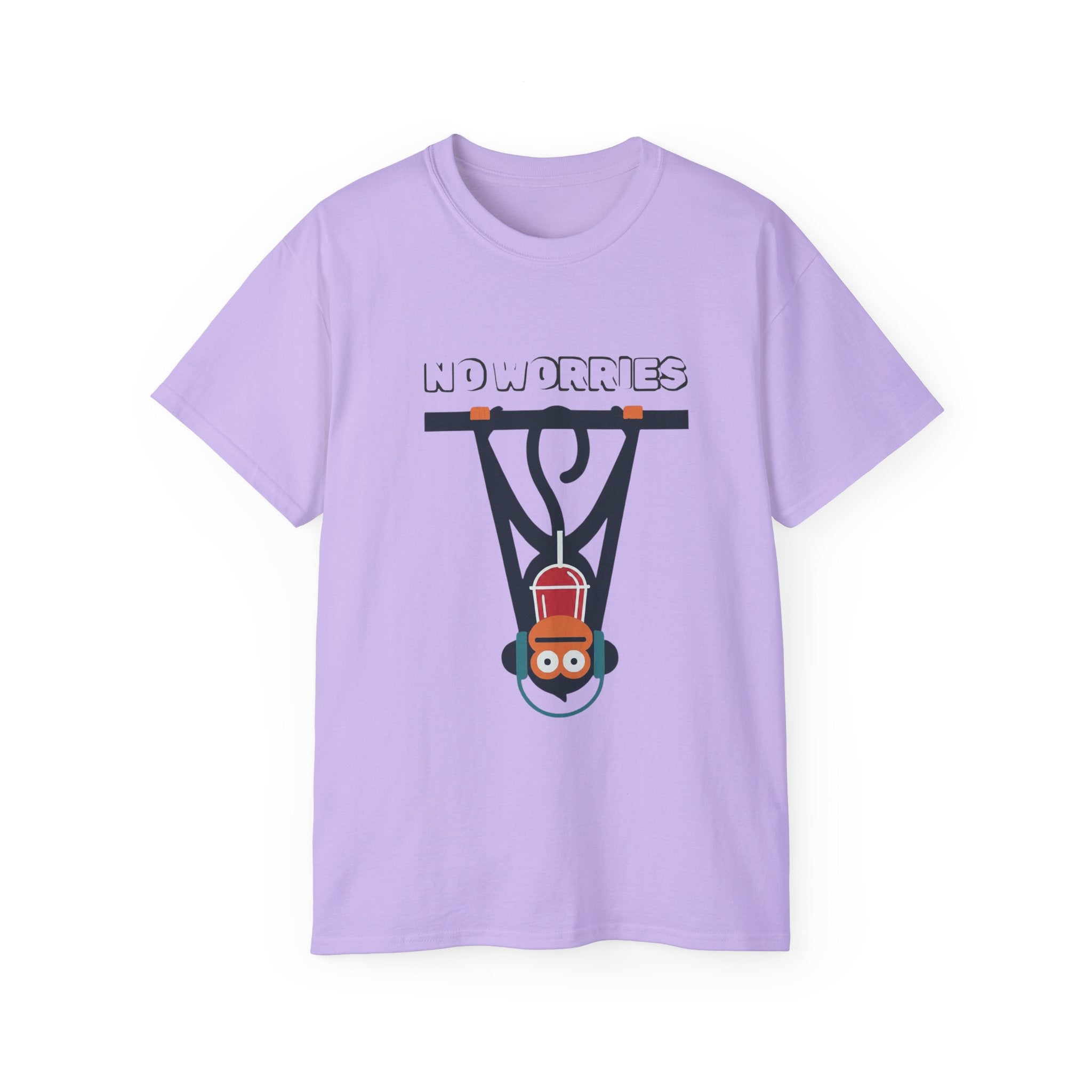 No Worries Sloth T‑Shirt — Cute Hanging Sloth Graphic Tee