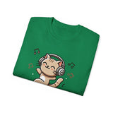 Meow It! Dancing Cat Headphones T-Shirt
