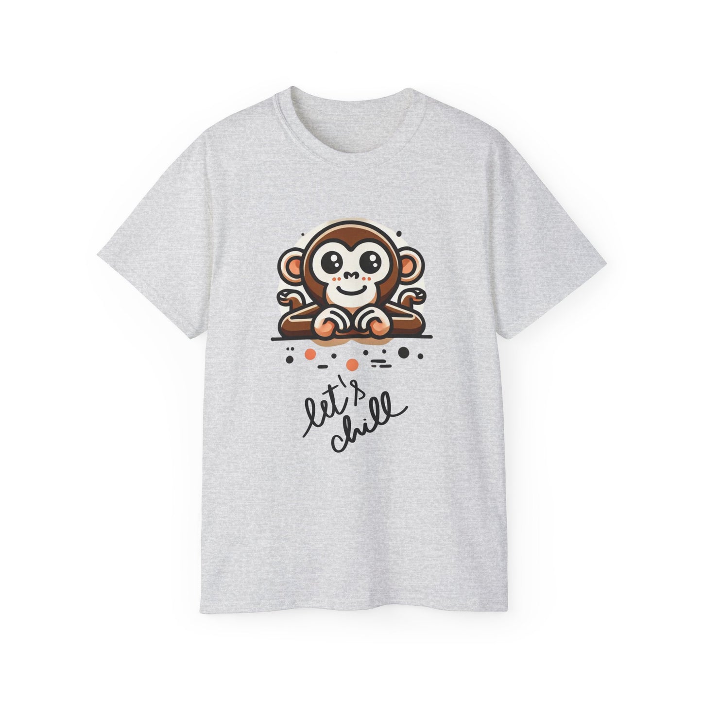 Let's Chill Monkey T-Shirt — Cute Relaxed Graphic Tee